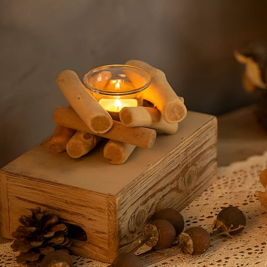 Driftwood Haven Tealight Holder