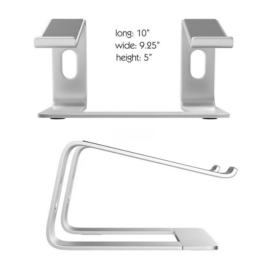 Dune Adjustable Laptop Stand - styled view