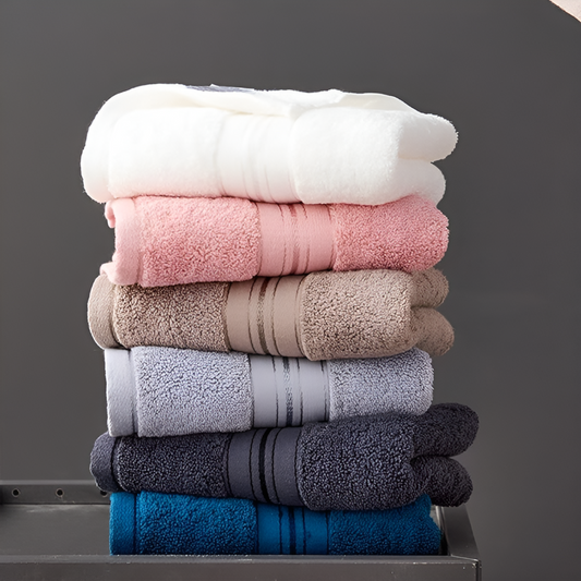 Cloud Comfort Egyptian Cotton Towel Set | 3-Piece, Quick-Drying
