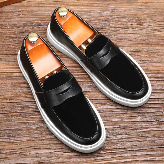 Tamsin Women's Suede Loafers - styled view
