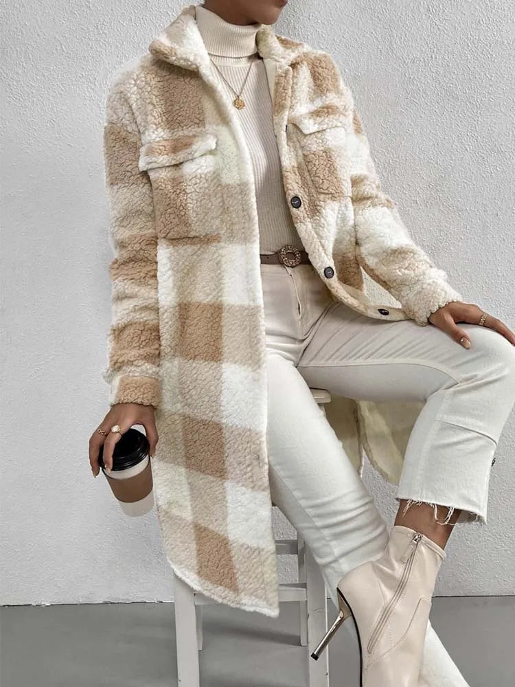 Maren Women's Oversized Coat - back view