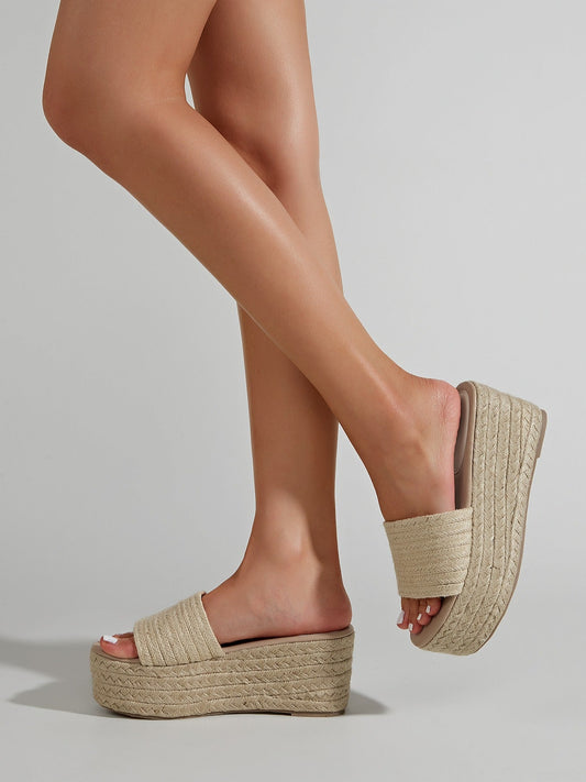 Nora Women's Platform Espadrilles - styled view