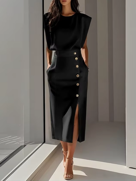 Thea Women's Midi Dress - styled view