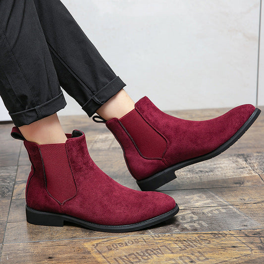 Uma Women's Suede Chelsea Boots - styled view