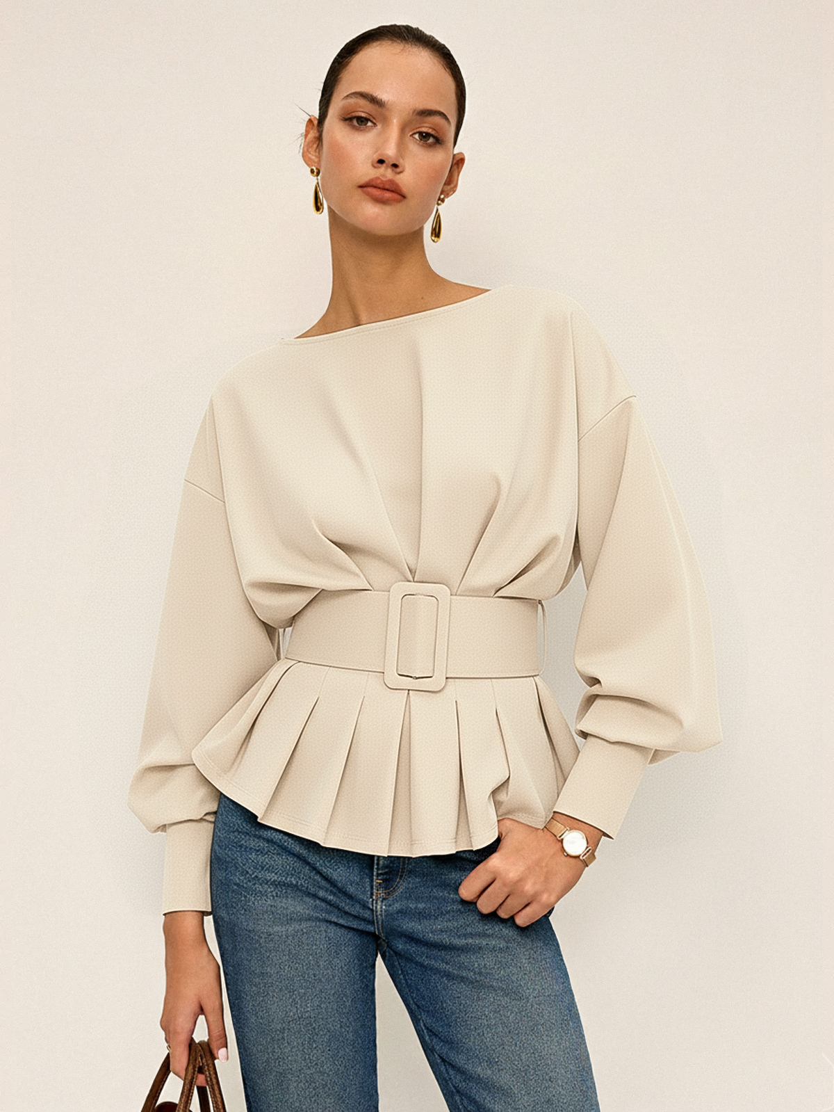 Saskia Women's Sweatshirt - styled view