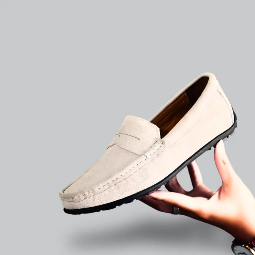 Tilda Women's Suede Loafers - styled view