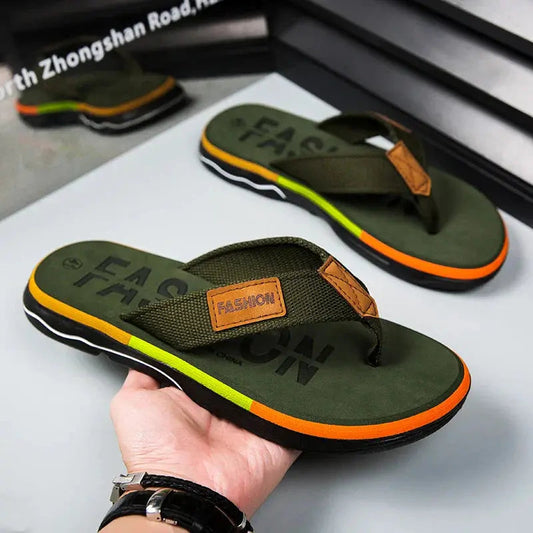 Ellis Men's Slippers - styled view