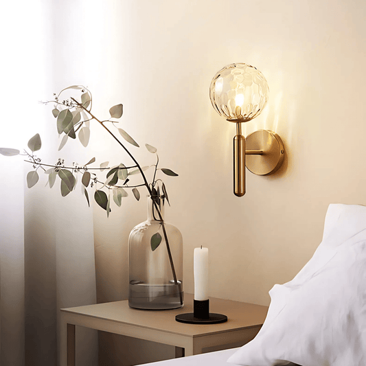 BrassElegance | Luxurious Dimmable Metal Wall Sconce Light Fixture 1