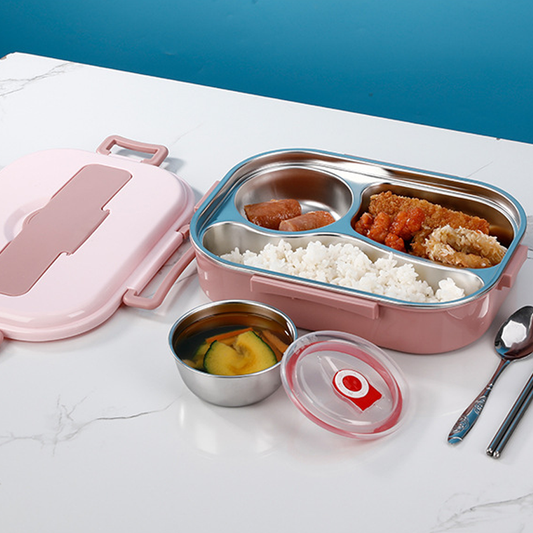 Pine Adjustable Lunch Box - styled view