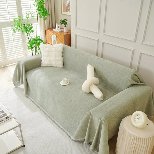 Elegant Collection | Throw Blanket with Soft Cozy Fabric | Sage Green Home Décor for Warmth and Style 1