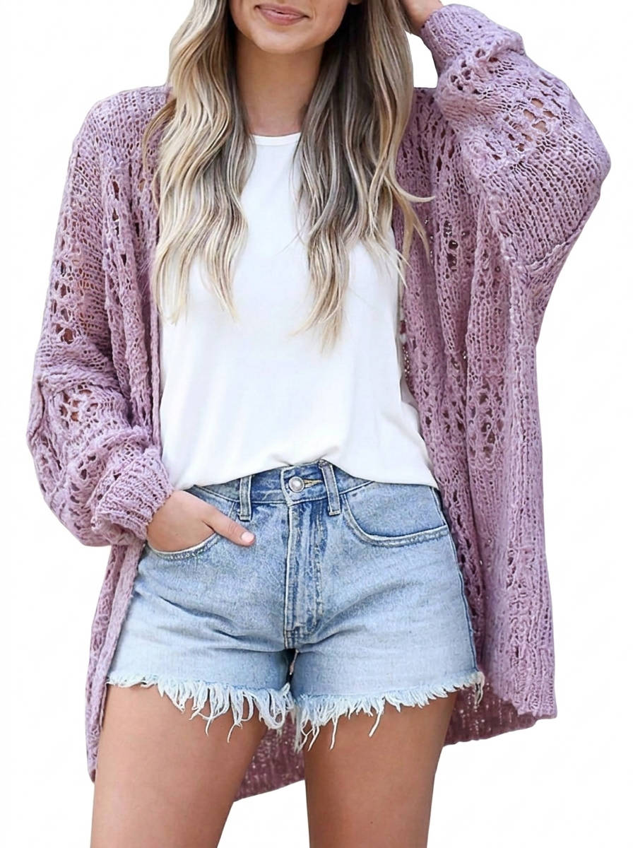 Juliette Women's Oversized Cardigan - styled view