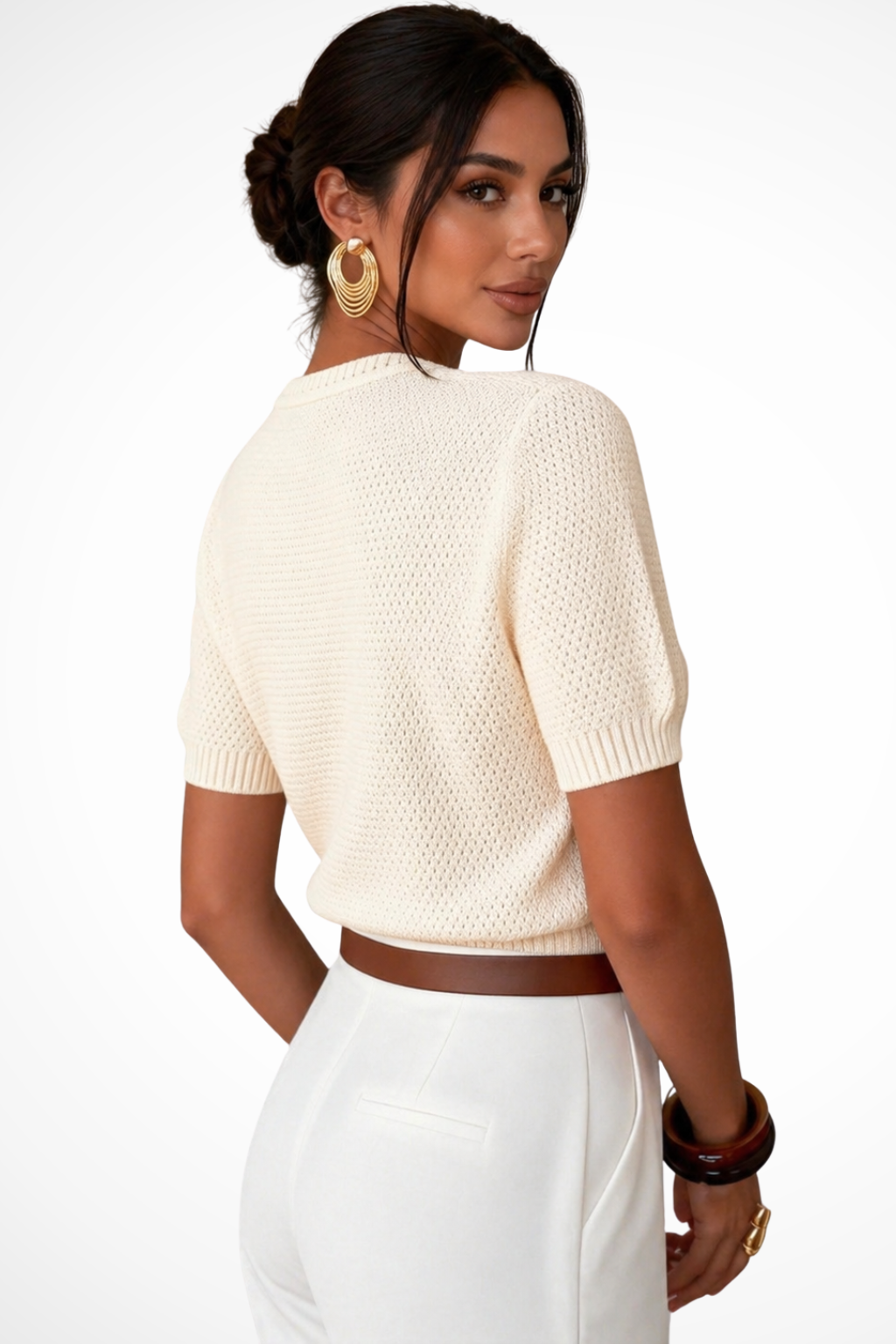 Cleo Women's Cardigan - back view