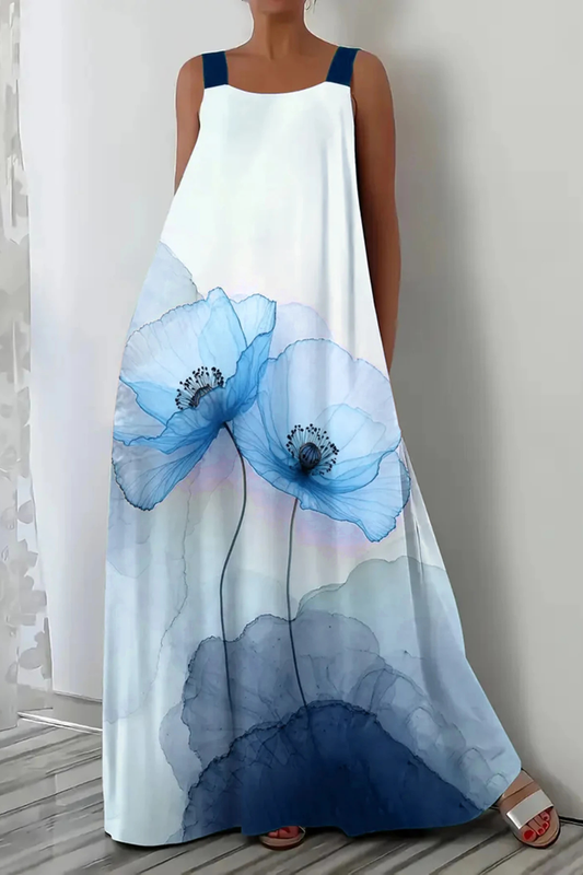 Mabel Women's Floral Maxi Dress - styled view