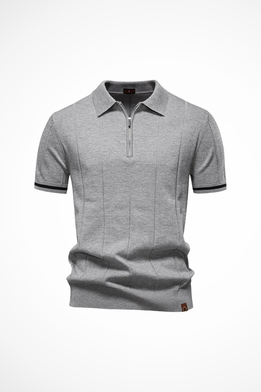 Desmond Men's Ribbed Knit Shirt - styled view