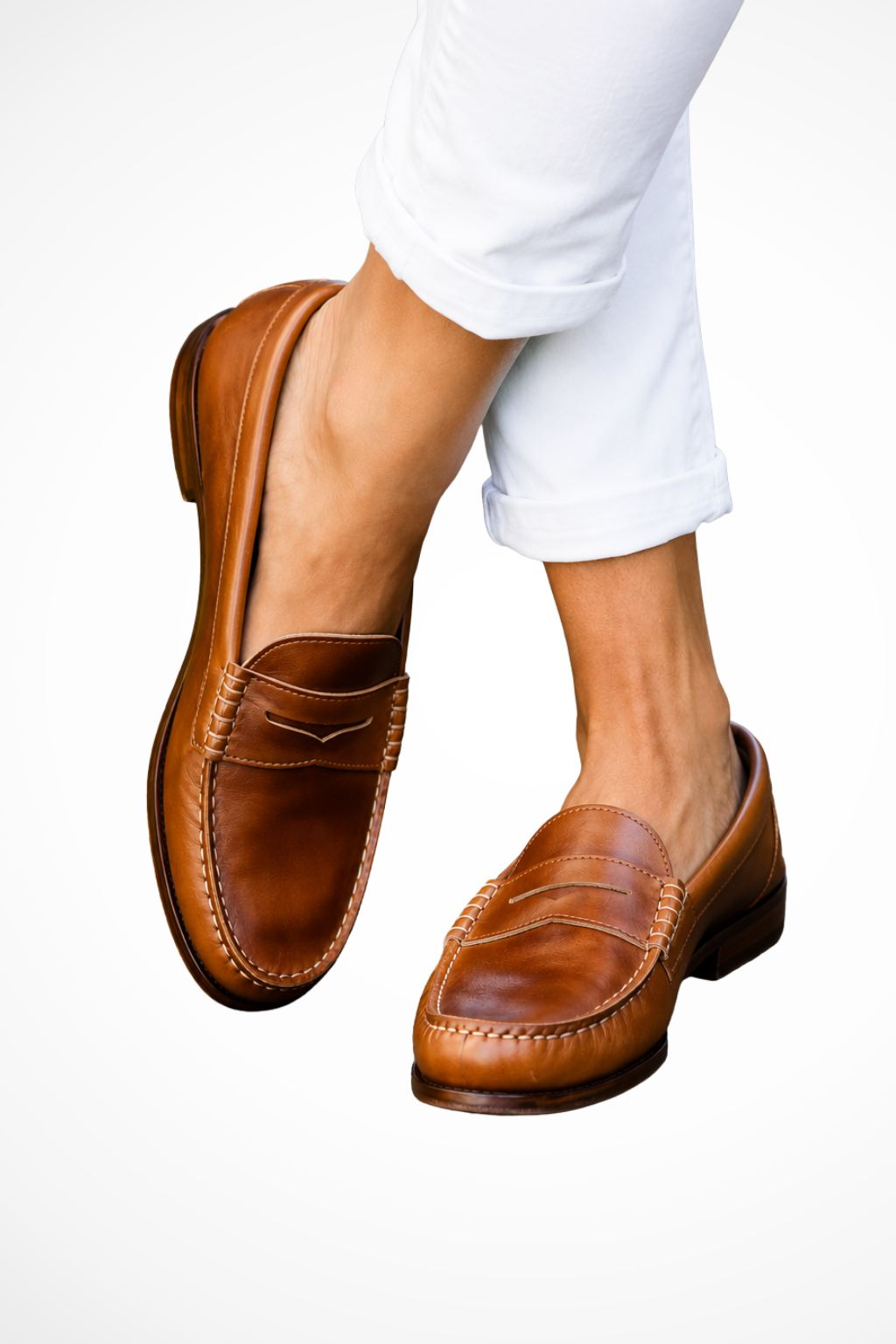 Ulla Women's Loafers - fabric and finish detail