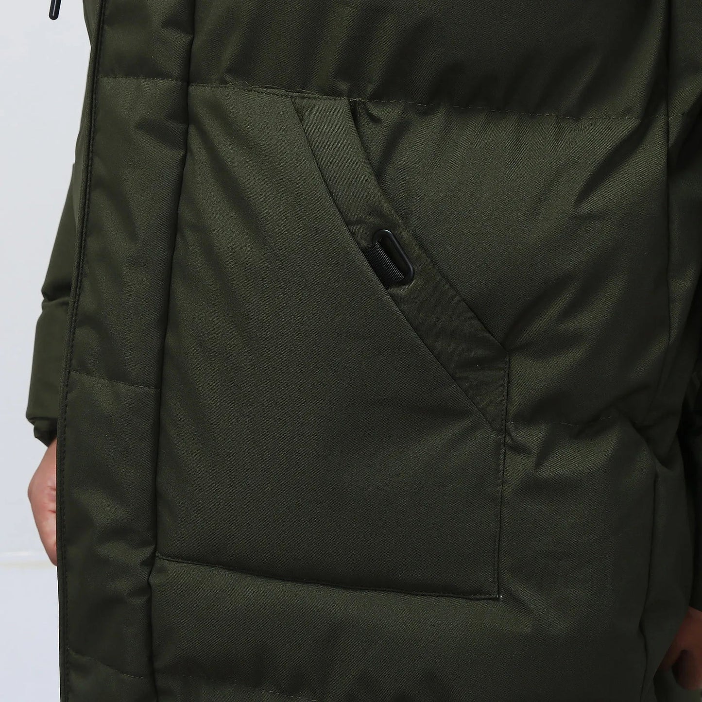 Gideon Men's Puffer Jacket - close-up detail
