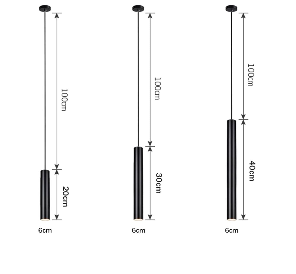 Luminara | Sleek Black Adjustable Kitchen Island Pendant Light 8