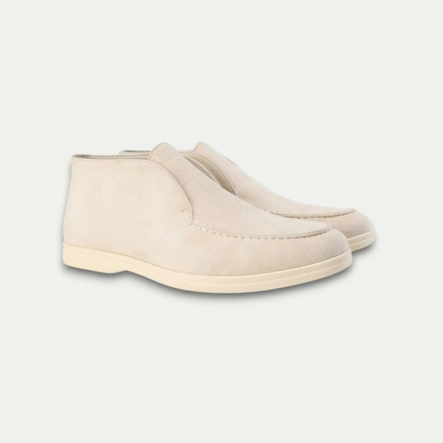 Flynn Men's Suede Loafers - styled view