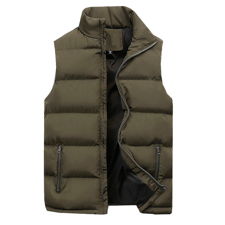 Zane Men's Quilted Puffer Jacket - back view