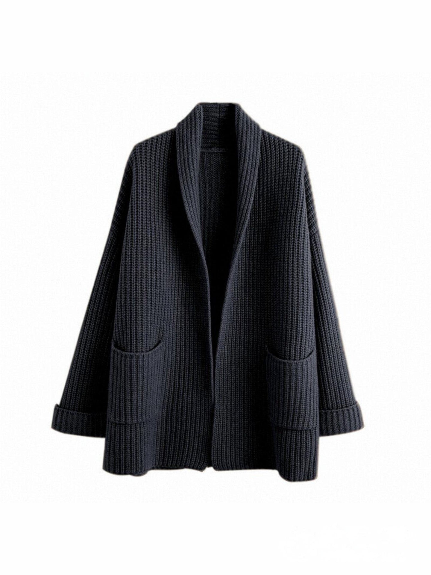 Kaia Women's Oversized Cardigan - fabric and finish detail