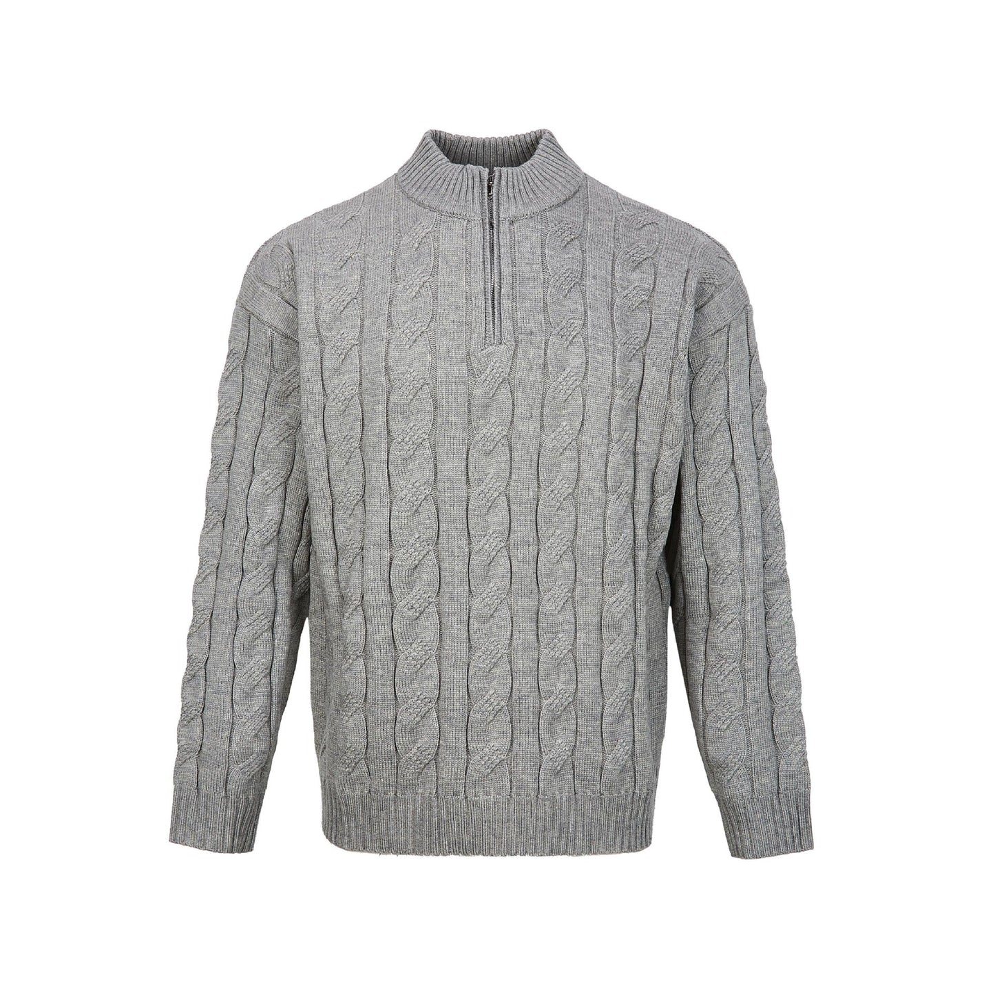 Jasper Men's Cable Knit Sweater - front view