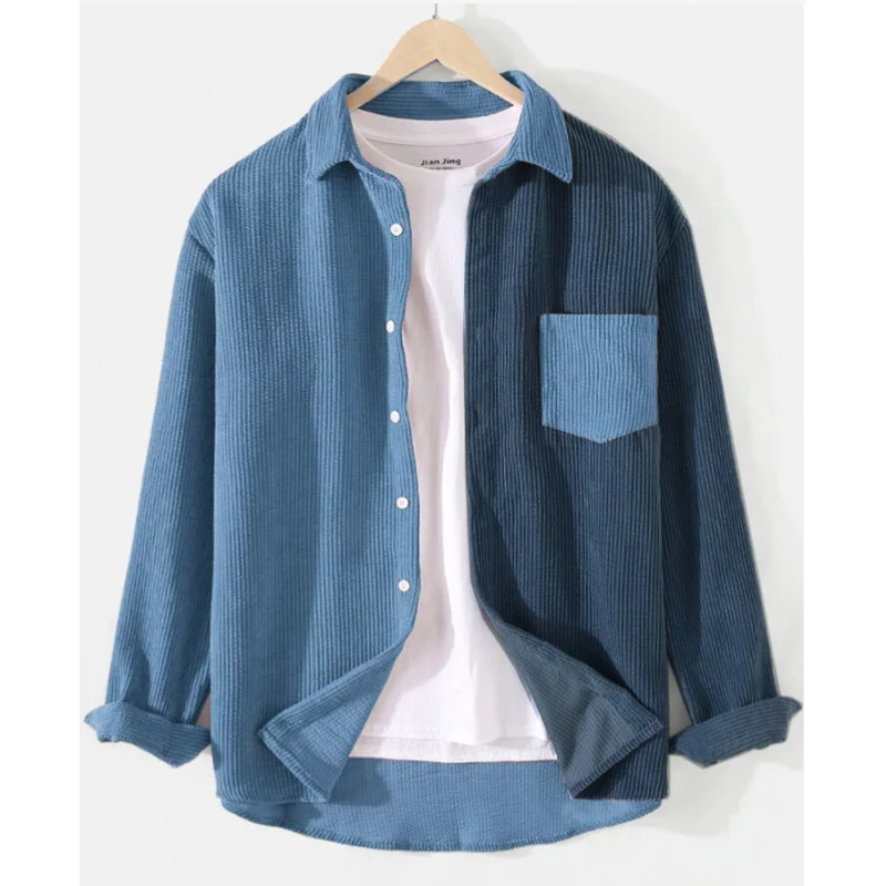 Dahlia Women's Corduroy Button-up - close-up detail