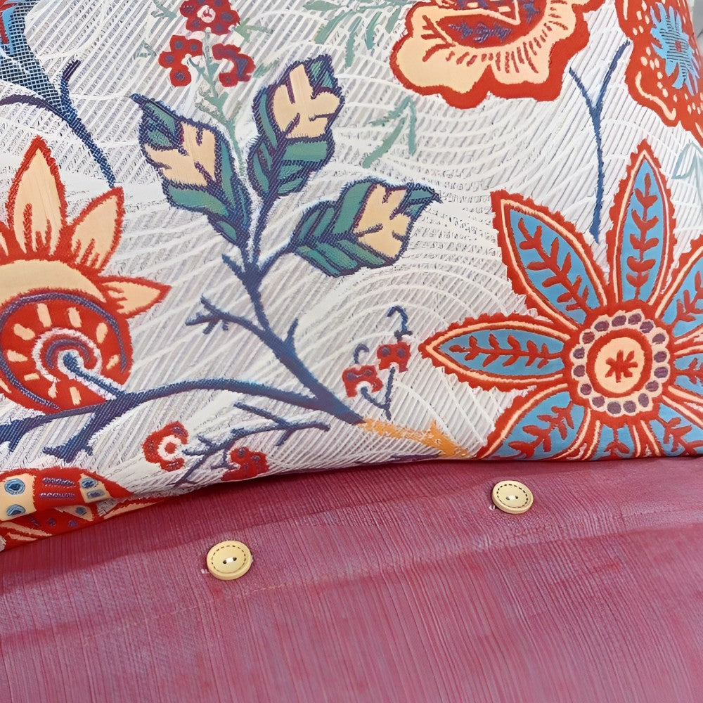 Rustic Floral Collection | Boho Pillowcases Set with 100% Cotton Fabric | Soft & Breathable for Cozy Sleep 4