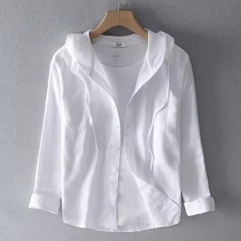 Levi Men's Linen Shirt - close-up detail