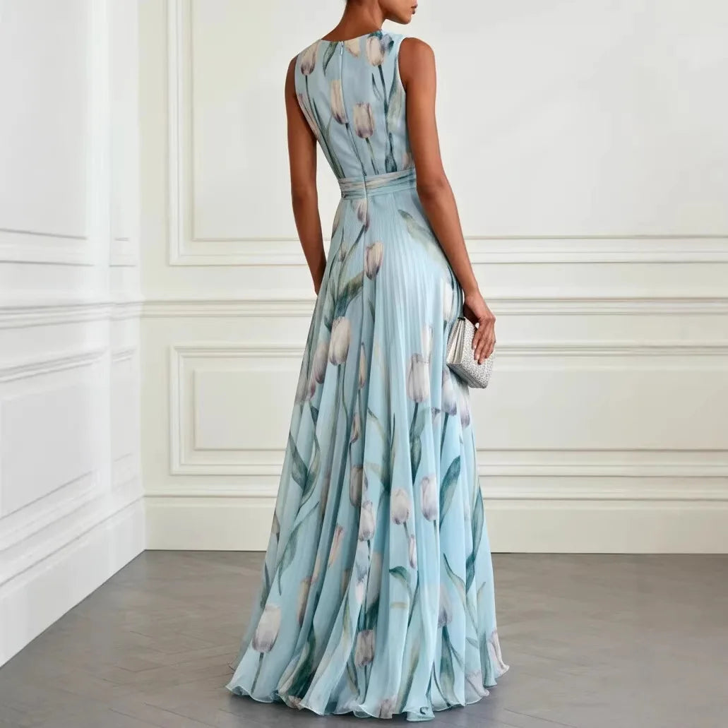 Wilda Women's Floral Maxi Dress - close-up detail