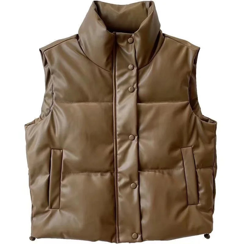 Mabel Women's Quilted Puffer Jacket - close-up detail