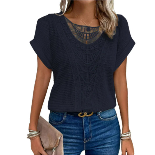 Colette Women's Crochet Top - styled view