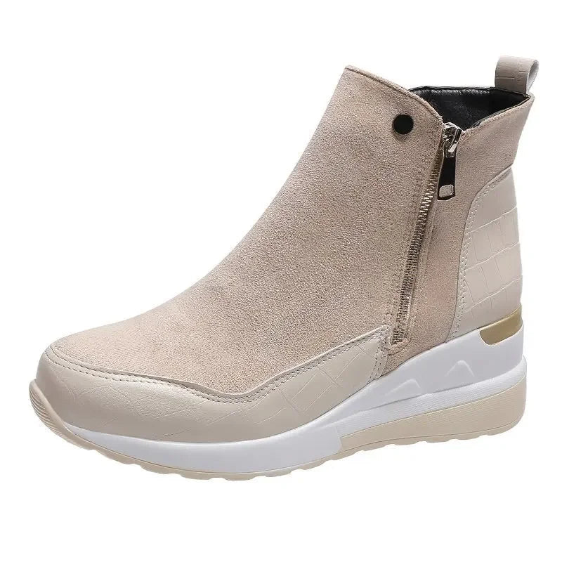 Vera Women's Platform Ankle Boots - flat lay