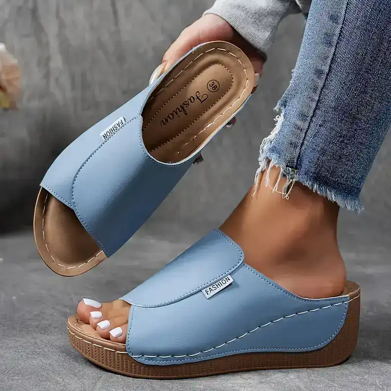 Greta Women's Platform Sandals - flat lay