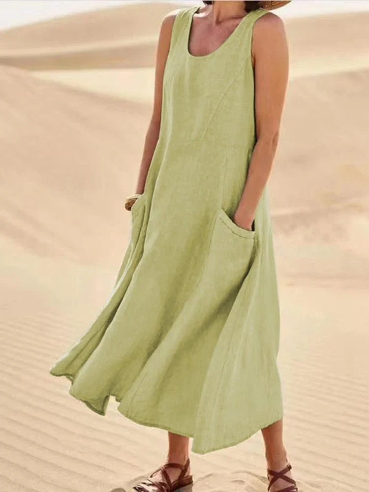 Anaïs Women's Maxi Dress - flat lay