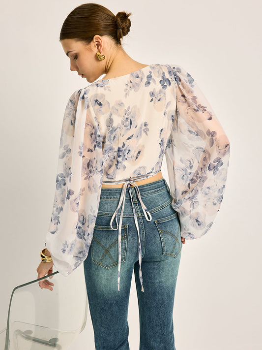 Violette Women's Oversized Blouse - styled view