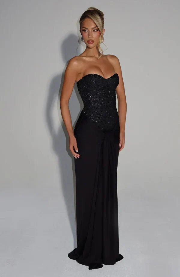 Saskia Women's Maxi Dress - styled view