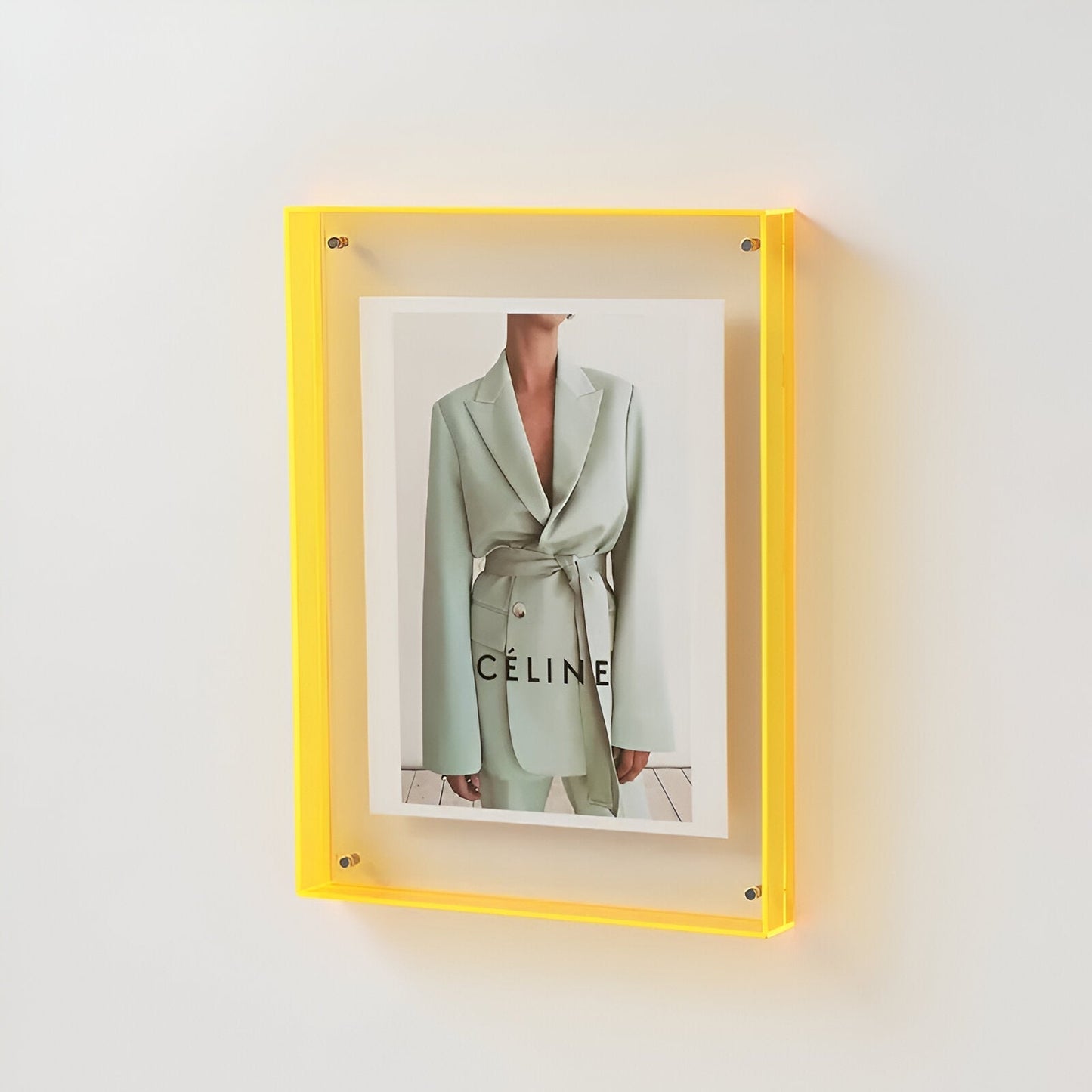 Coloured Acrylic Picture Frame