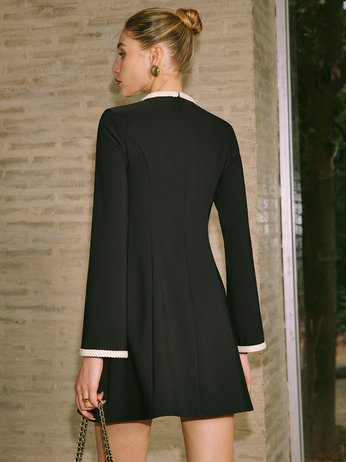 Nora Women's Pleated Dress - shown in use