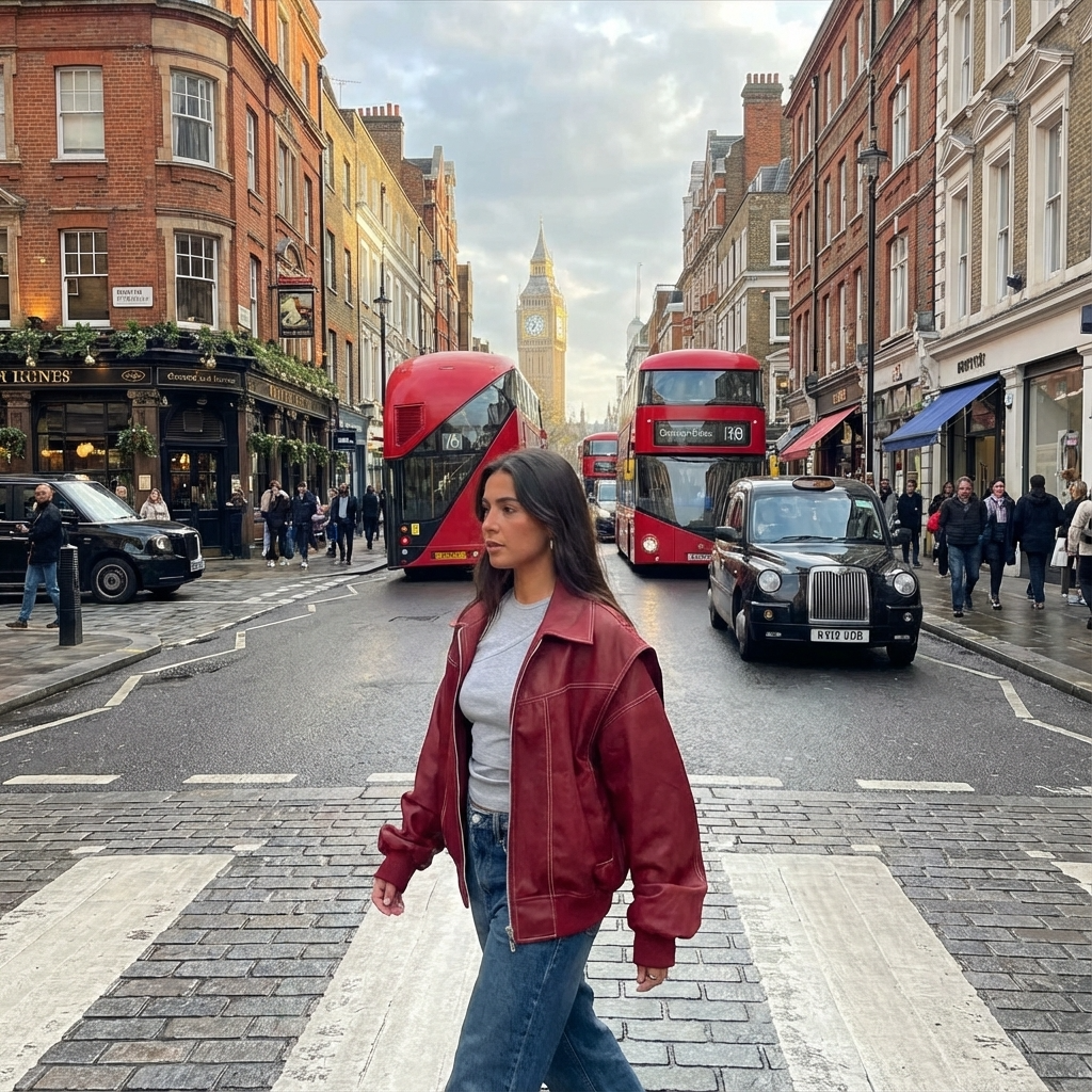 Pine Livia Women’s Bomber Jacket | Cropped Length, Zip-Front Design