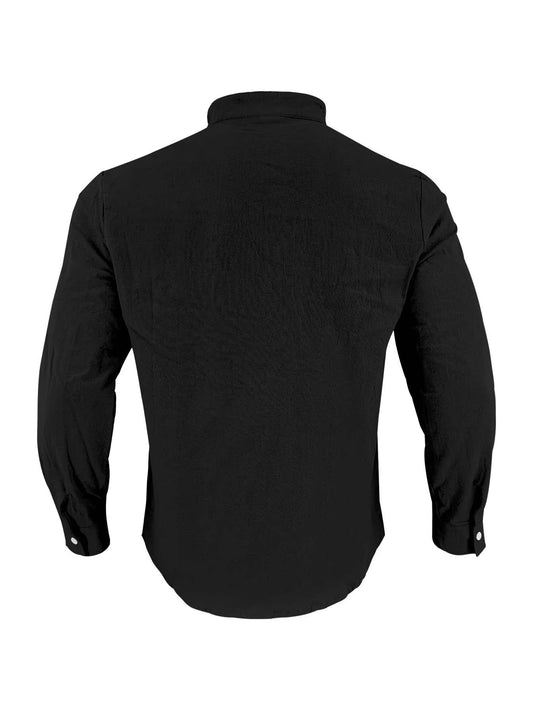 Xavier Men's Linen Shirt - styled view