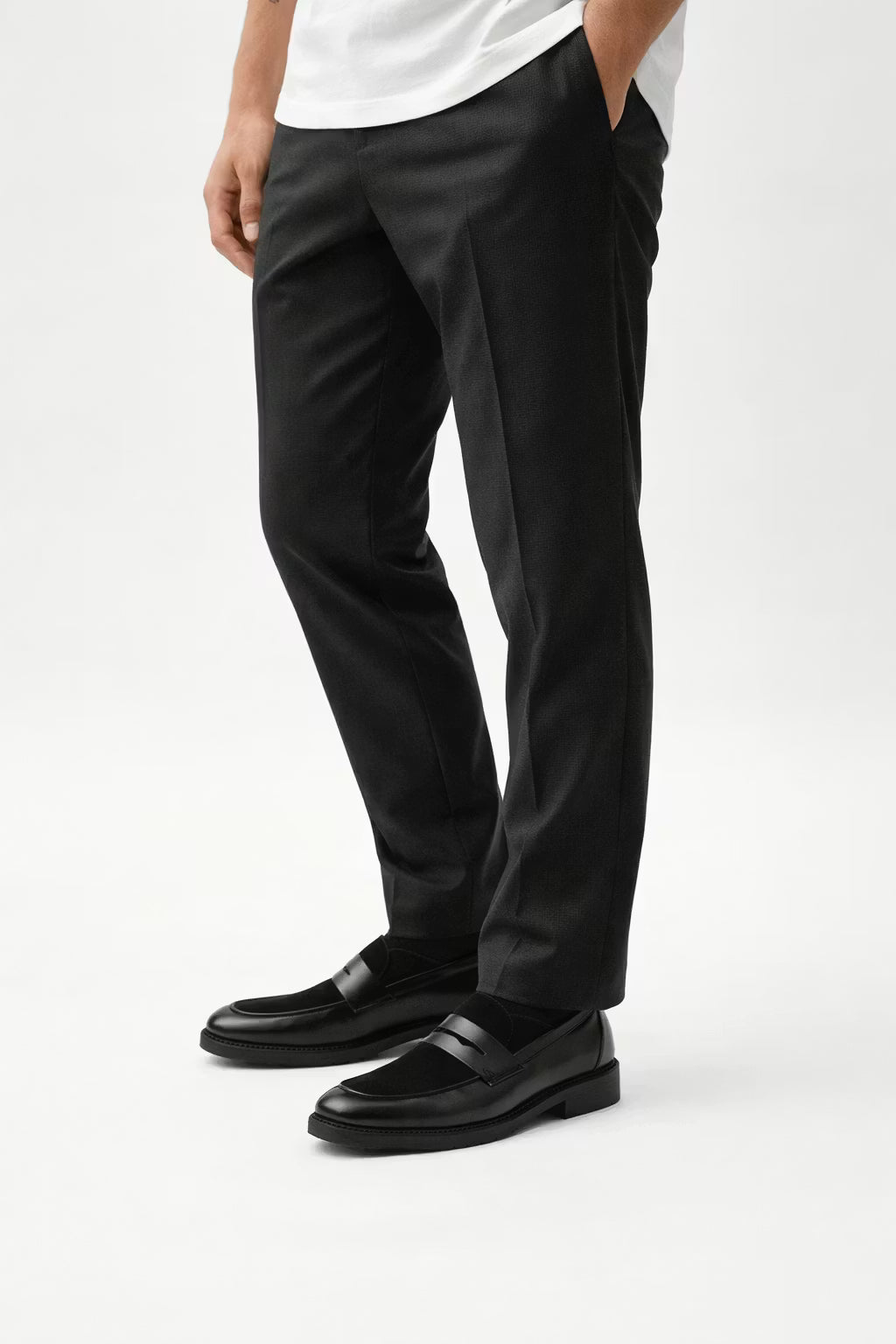 Hollis Men's Suede Loafers - shown in use