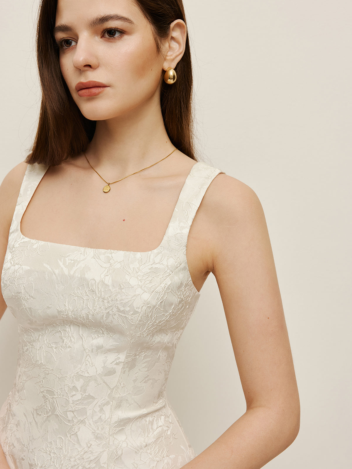 Rowan Women's Floral Dress - close-up detail