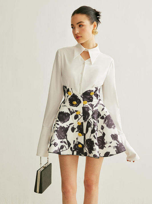 Rowan Women's Floral Skirt - styled view