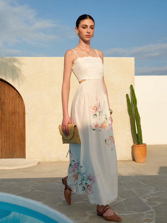 Maren Women's Pleated Dress - styled view