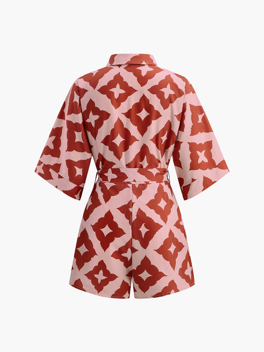 Quinn Women's Floral Jumpsuit - styled view