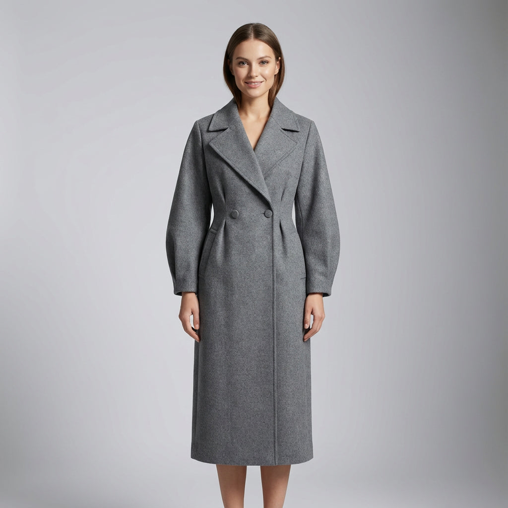 Manteau d'hiver pour femmes Adara | Double boutonnage, design élégant