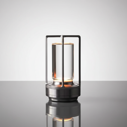Nordic Crystal Table Lantern Silver packshot
