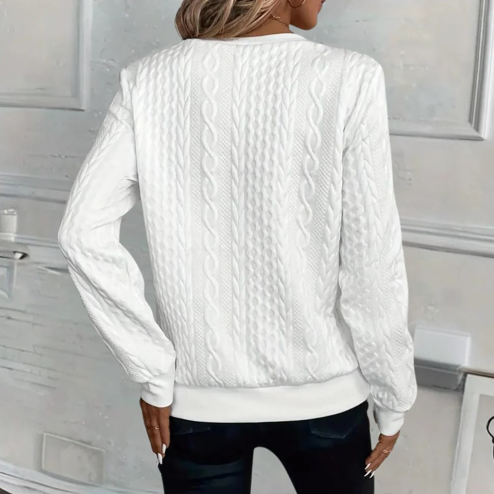 June Women's Sweater - close-up detail