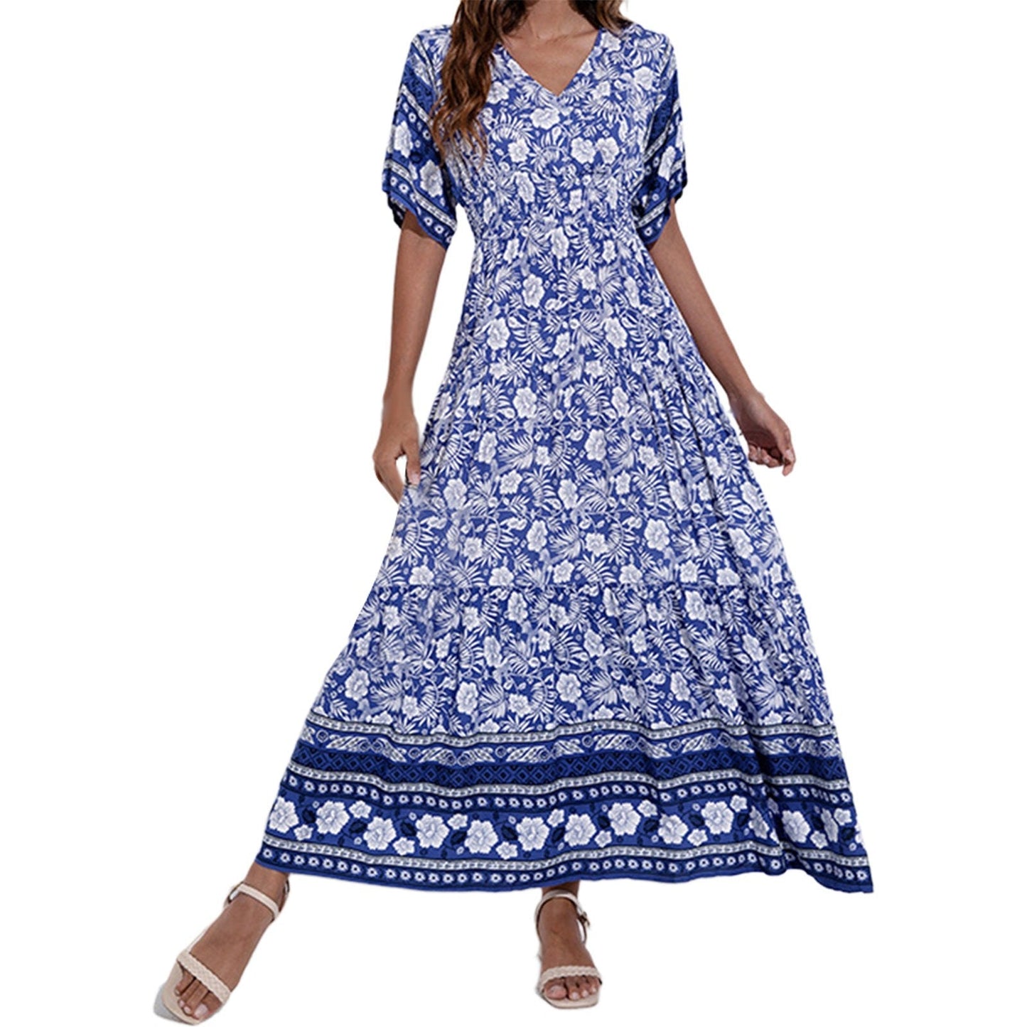 Rowan Women's Floral Maxi Dress - close-up detail