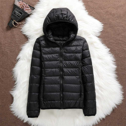 Selma Women's Quilted Puffer Jacket - styled view